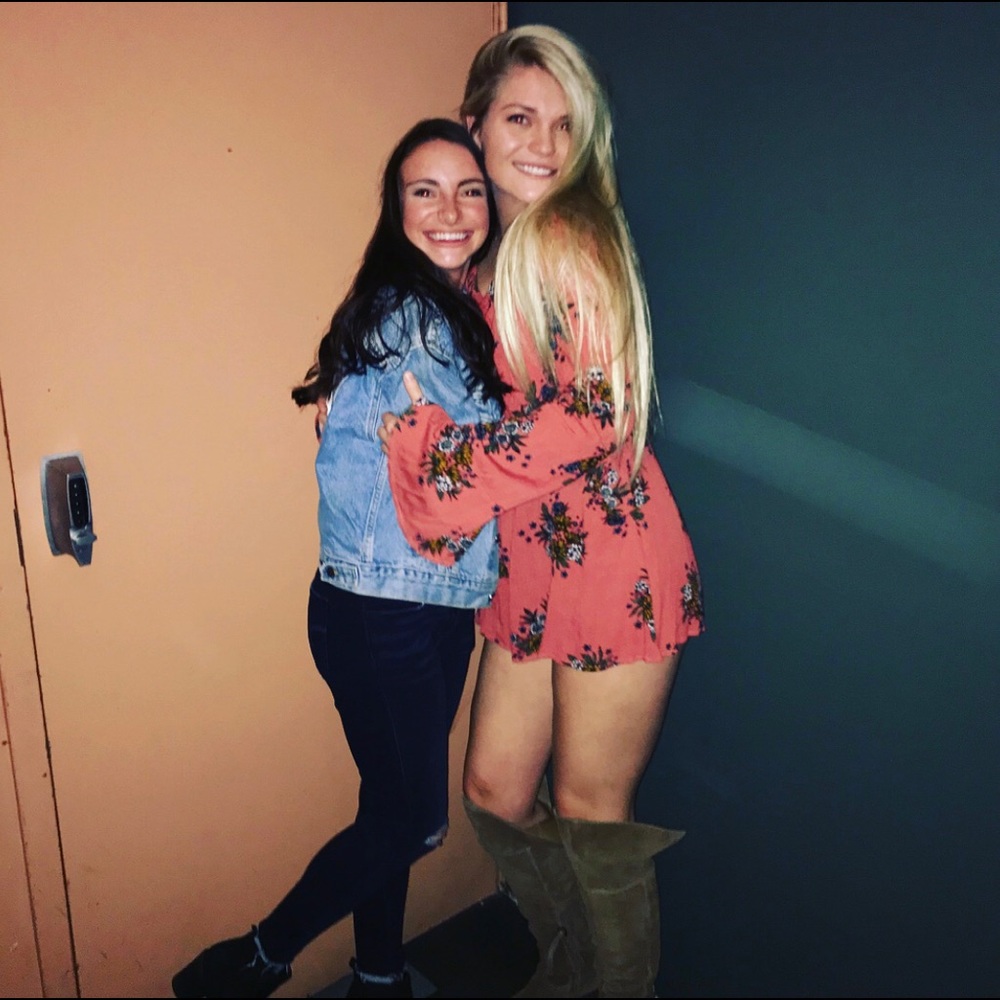 Pink romper (right)